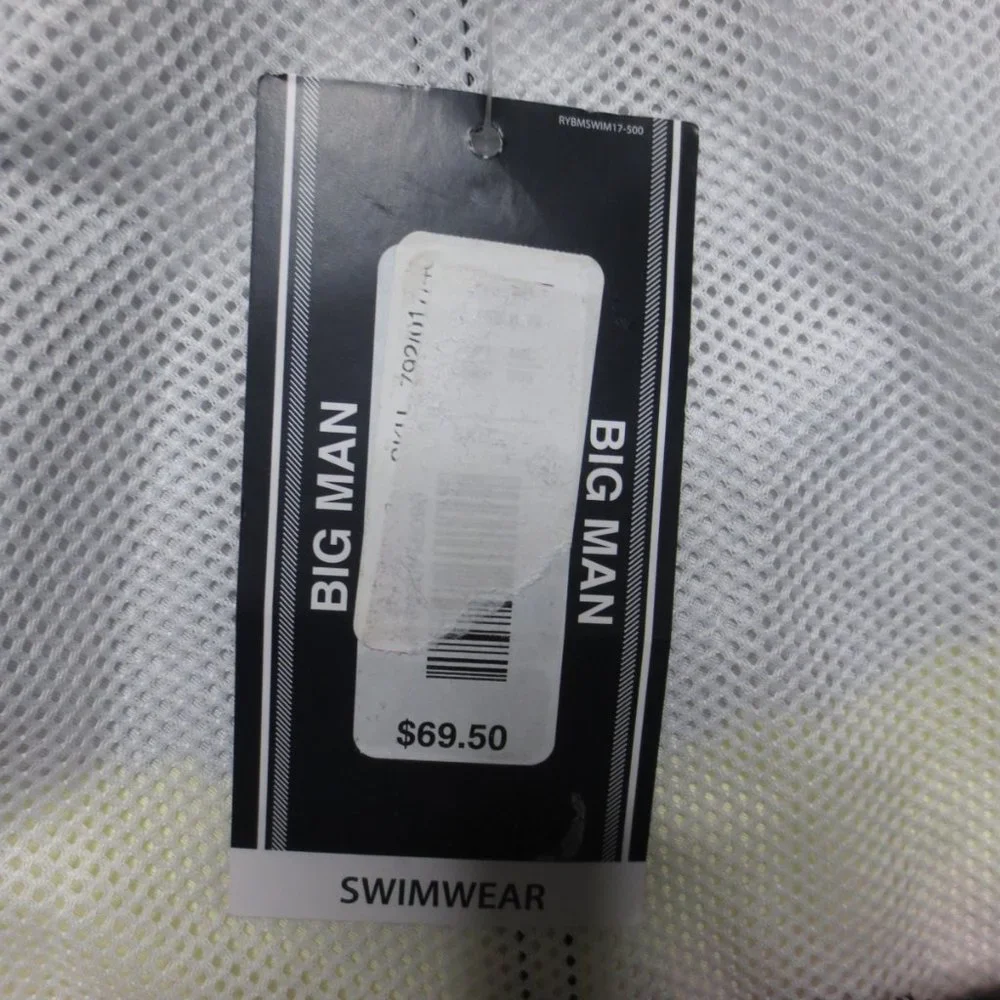 NWT ROUNDTREE & YORKE mens SWIM trunks BATHING SUIT big tall SIZE 3XB